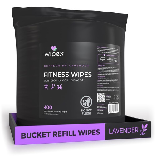 Wipex gym wipes - gym, bucket