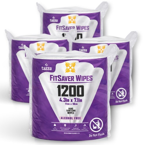 Tazza wet wipes - 4, 1200