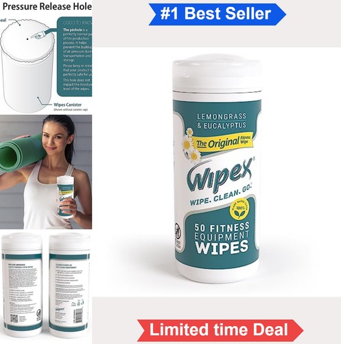 Fitness equipment wipes - equipment, 50